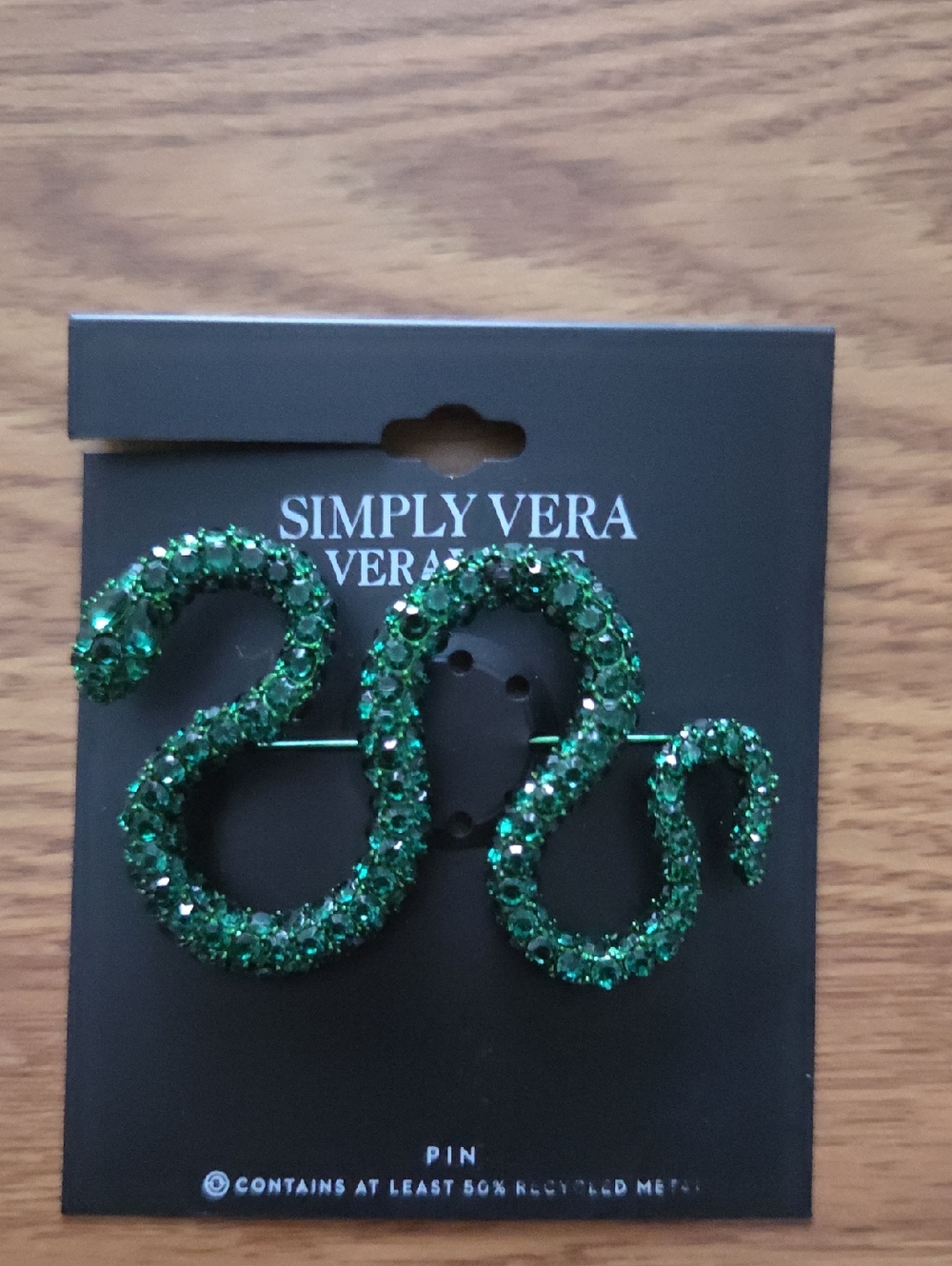 NWT "Simply Vera Vera Wang" Snake Brooch